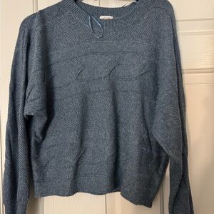 Hippie Rose Women's Gray Crewneck Sweater